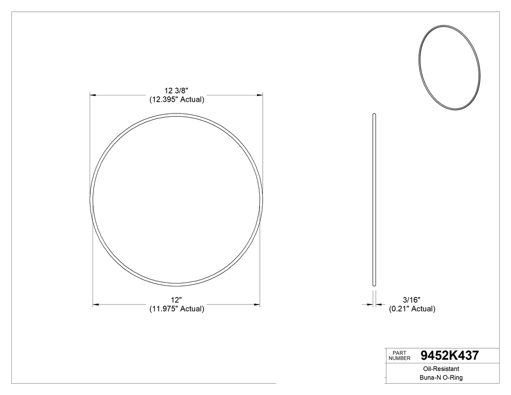 Technical drawing - 9452K437
